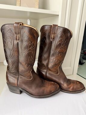 Vintage BILTRITE Neoprene Oil Proof Brown Western Cowboy Boots Men’s SZ 10-10.5